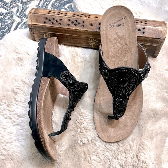 Dansko Pamela Jewelled Sandal Thong 9.5-10 - Picture 6 of 14